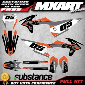Graphics Kit to Fit KTM EXC 2019 2020 2021 2022 mode TITAN STYLE stickers decals - Picture 1 of 6