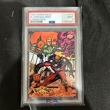 Michael Jordan / Larry Bird 1992 Upper Deck Fanimation #510 PSA Mint 9