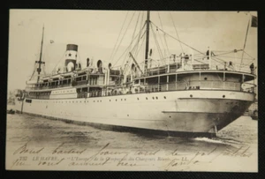 L'Europe Le Havre #737 Postcard Steamship Ocean Liner Black & White Image - Picture 1 of 2
