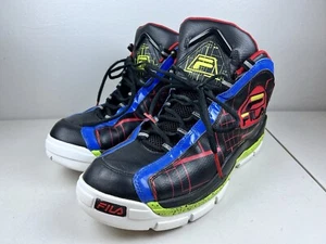 Fila Grant Hill 2 Black Red Men's Basketball Shoes 1BM01753-027 Size 11.5 READ - Picture 1 of 18