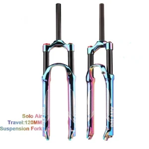 Rainbow MTB Bicycle Air Fork Front Suspension 27.5/29inch Straight Tube Manual - Picture 1 of 14