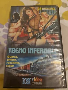 IL TRENO MALEDETTO -TRENO INFERNALE- Train spécial pour SS (1977) VHS - M3 VIDEO - Foto 1 di 4