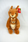 Brown Kangaroo Mom and Baby 20 inch Stuffed Animal Plush Bear