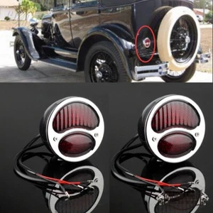 2x LED Duolamp Taillight Brake Stop Running Light For Ford Model A 1928-1931 - Picture 1 of 10