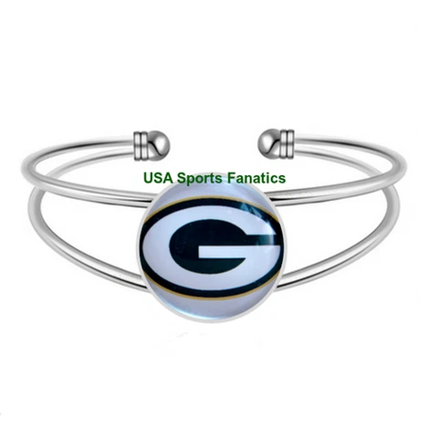 NFL - Green Bay Packers Team Logo Adjustable Bangle Bracelet Cover