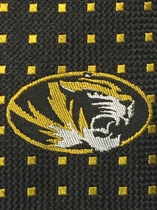 University Of MISSOURI Tie NECKTIE Mizzou TIGERS Columbia MU 100% Silk FREE SHIP - Picture 1 of 4