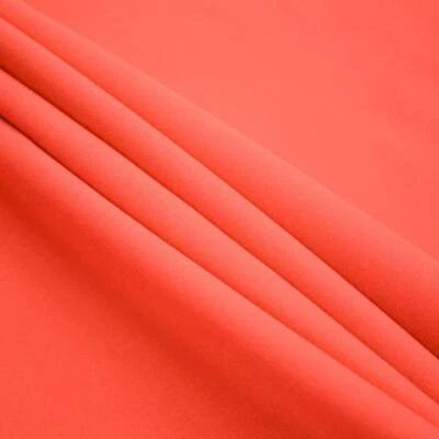 Coral Poplin Fabric By The Yard _High Quality Solid Poly Poplin _ ''60 Width - Image 1 of 3