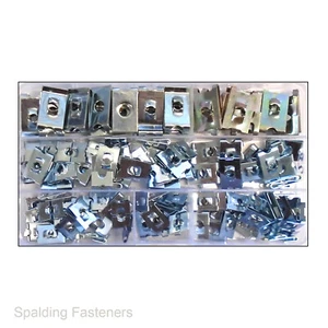 Speed Fasteners Zinc Plated BZP (J Clips) No8, No10, No12, No14 - Picture 1 of 9