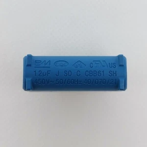 1pc CBB61 1.2uF 450V AC 2 pin BM Capacitor for Motor Start Air Conditioner Fan - Picture 1 of 4