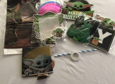 Kit de fiesta de cumpleaños Grogu Foto 1 de 4