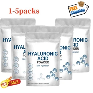 1-5 X Hyaluronic Acid Protein Powder Skin Hydration Elasticity Firmness Supports - Bild 1 von 21
