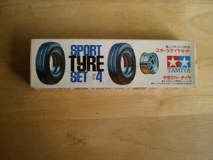 TAMIYA VINTAGE NEW OLD STOCK SPORT TYRE SET(4) NEW IN BOX - Picture 1 of 3