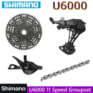 4pcs Shimano CUES U6000 U6020 11 Speed Groupset Cassette Shifter Rear Derailleur - Picture 1 of 6