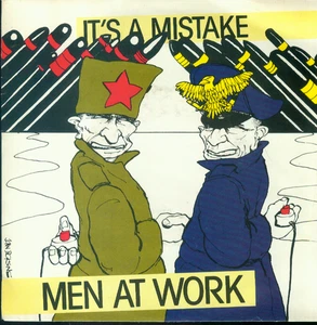 7" Men At Work/It´s A Mistake (NL) - Imagen 1 de 1