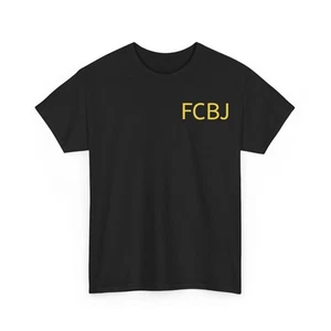Camiseta de fútbol Beitar Jerusalem para hombre camiseta de algodón negra amarilla logotipo antiguo 2 lados - Imagen 1 de 3