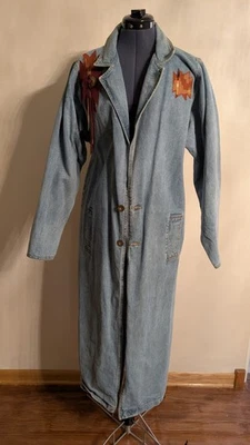 Abrigo vaquero plumero vintage años 80 Sunbelt Sportswear, talla Foto 1 de 4