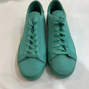 Adidas Court Vantage Shock Sneakers Mint Green Size 6 Uk - Picture 1 of 9