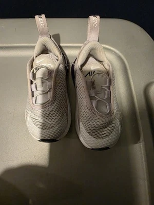 Girl Air Max 270 Platinum Violet Frost Shoe, Size 6C - Image 1 of 3