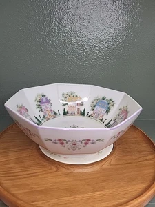 LENOX Spice VILLAGE Serving Bowl Fine Porcelain Octagonal Shape  - Picture 1 of 8