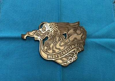 Virginia Metal Crafters 1999 Navidad Trivet Foto 1 de 2