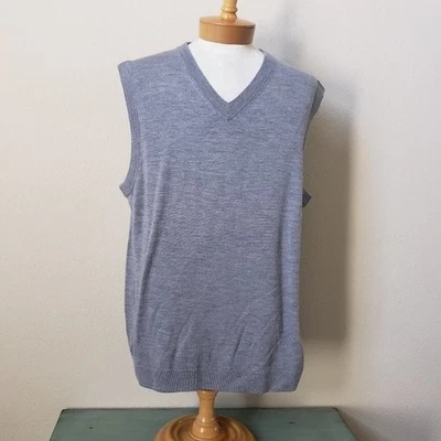 NWT HART SCHAFFNER MARX 3XB FINE MERINO WOOL SWEATER VEST - Image 1 of 3