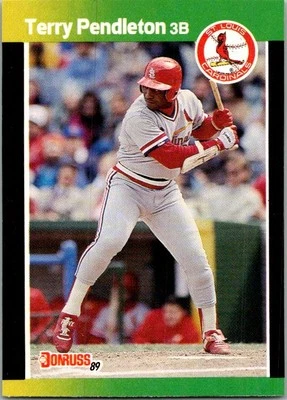 1989 Donruss Baseball's Best #156 Terry Pendleton - Image 1 of 2