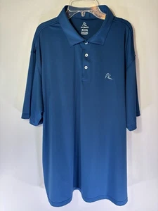 Camisa polo de golf Rhoback a rayas XXXL para hombre 3XL rayas azules y verdes - Imagen 1 de 9