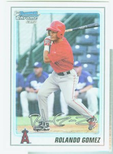 Rolando Gomez LA Angels 2010 Bowman Prospects Refractor