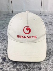 Granite Embroidered Logo Beige Adjustable Cap Baseball Hat By Cap America - Picture 1 of 8