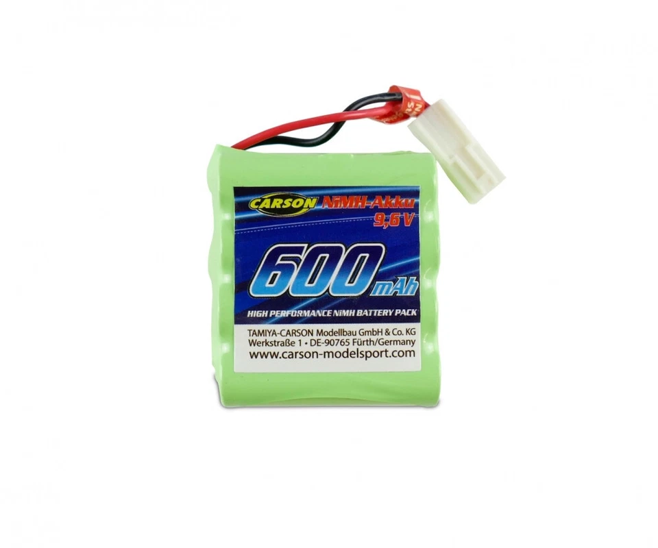 Carson 500608256 Ersatzakku 9,6V/600mAh NiMH Amphi Pow.Truck Mini-T 500404190 91 - Bild 1 von 1