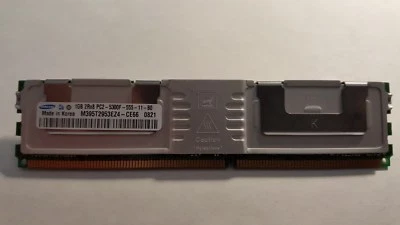 Server; Samsung (4X1GB) PC2-5300 DDR2-667MHz ECC Fully Buffered CL5 240-Pin DIMM - Image 1 of 2