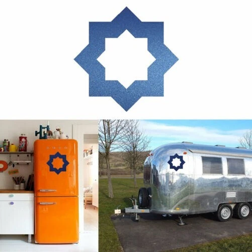 Étoile Mudéjar, Autocollant Vinyle Découpé. Version C - Photo 1/1