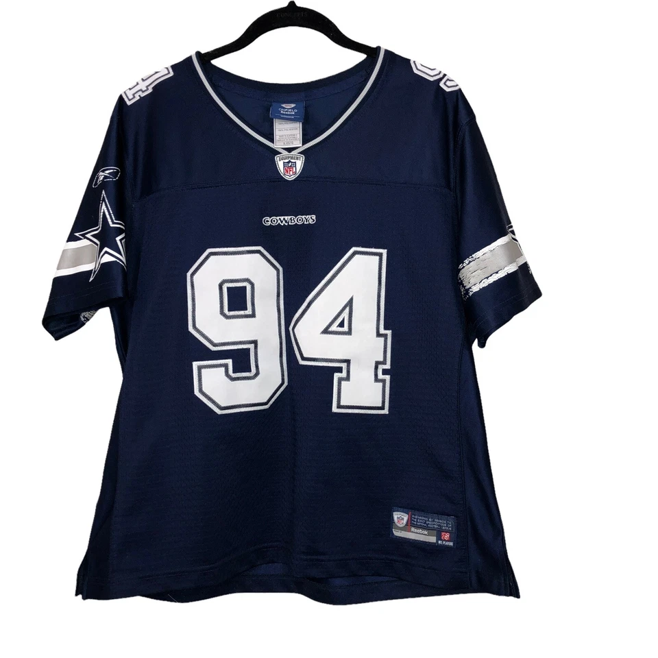 Camiseta Marinha Feminina Vintage DEMARCUS WARE Dallas COWBOYS NFL Football #94 Tamanho XL - Imagem 1 de 4