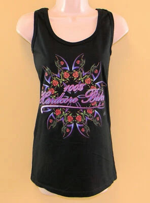 Camisa sin mangas para mujer Anvil de motociclista sin costuras negra talla L de algodón Foto 1 de 3