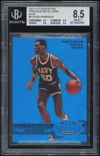 2011/12 Fleer Retro Precious Metal Gems Blue#6 David Robinson #/50 BGS 8.5 *0561
