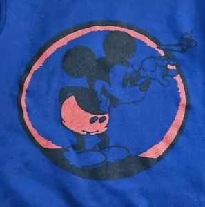 Vintage 90s Mickey Mouse Smoking Marijuana Weed Crewneck Sweatshirt Parody XL - Picture 1 of 6