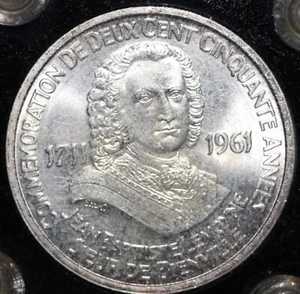 1961 So Called Silver Dollar~ Medal ~250th Anniversary Mobile, Al. w/ Holder - Imagen 1 de 4
