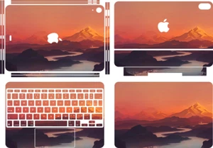 Dazzle Vinyl Laptop Special Sticker For iPad Air7 (2025) 11 inch M3 - Afbeelding 1 van 24
