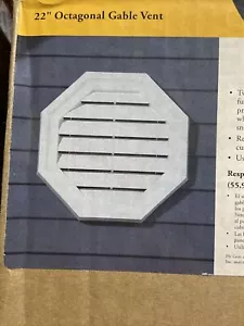 Ventilación a dos aguas octogonal de 22"" Cellwood de PlyGem - Imagen 1 de 6