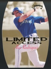 1998 Circa Thunder Limited Access #13 of 15 LA Alex Rodriguez Seattle Mariners