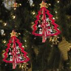 Hanging Gifts 3D Pendant Christmas Decor Xmas Tree Decorations Wooden Ornaments