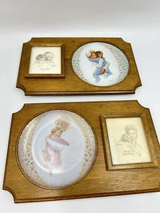 Rare One Of A Kind Original Irene Spencer Signed Framed Mother & Baby Art - Picture 1 of 12