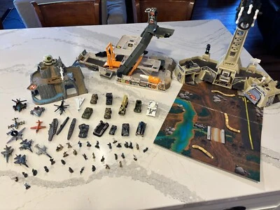 Micro Machines Battle Zones Hornet Hill, Night Attack, Substation Phoenix LOT - Image 1 of 4