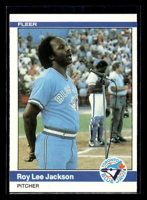1984 Fleer #158 Roy Lee Jackson Set Break Mint Toronto Blue Jays - Image 1 of 2