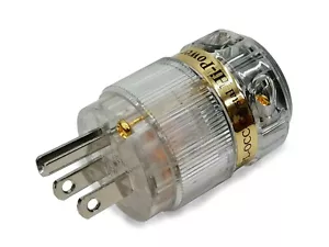 IeGO 8095-Ag Pure Silver Rhodium Plated Hi-End Power Plug - Picture 1 of 1