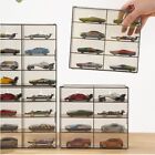 1:64 Cabinet Acrylic Storage Box Transparent Display Rack  Hotwheels Cars