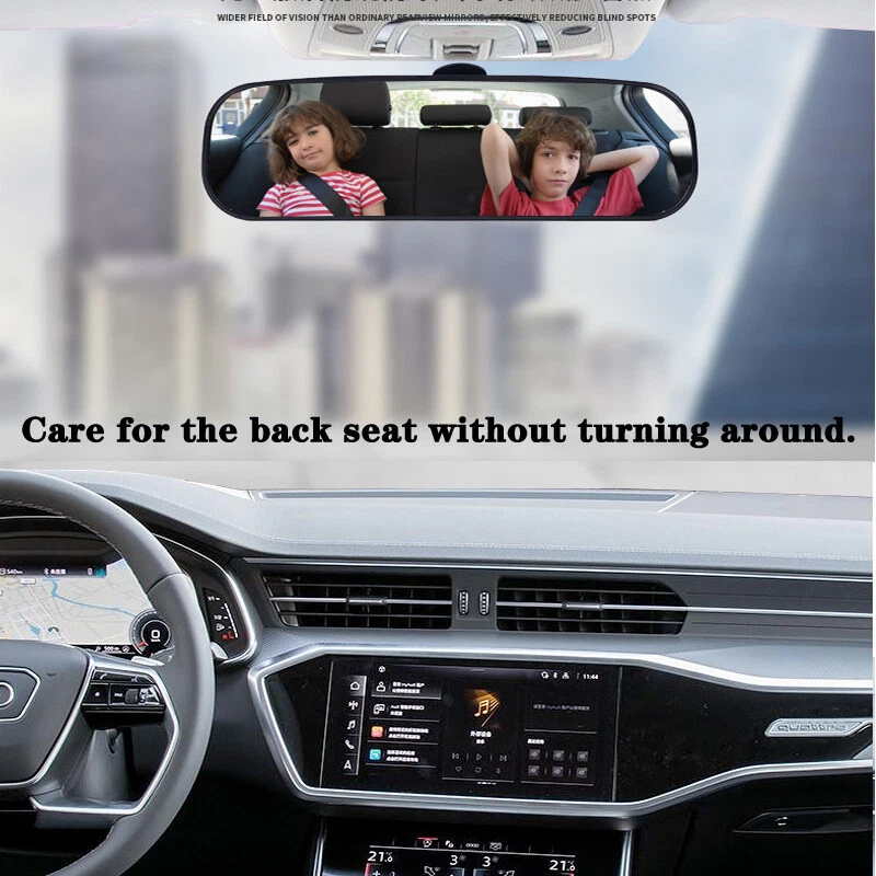 Espejo retrovisor interior coche camión con ventosa espejo ajustable ×1 Foto 1 de 4