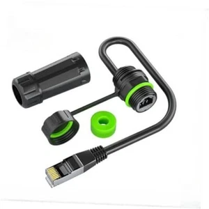 Cable de Extensión Ethernet Impermeable, Adaptador Ethernet para Starlink Gen 1 Negro - Imagen 1 de 7