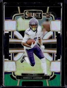 Troquelados Panini Select #66 Jordan Addison Prizms negros y verdes 2023 - Imagen 1 de 2
