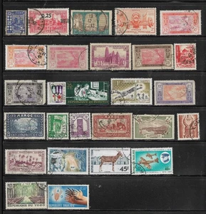 31 Used French Colonies Stamps - Picture 1 of 2